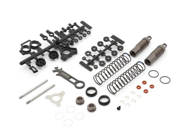 Rear Shock set Kyosho Optima Mid (2) Gun Metal — image 1 of 3