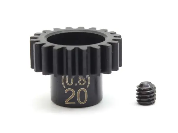 Pinion Gear 20 Teeth Kyosho 1:8 (Mod 0.8-D5.0) Steel — image 1 of 2