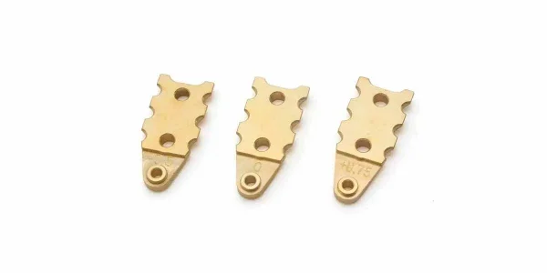 Kyosho Mini-Z MR03 Rear Suspension Brass Plate Holder (0.5-0-0.75mm) &mdash; image 2 of 3