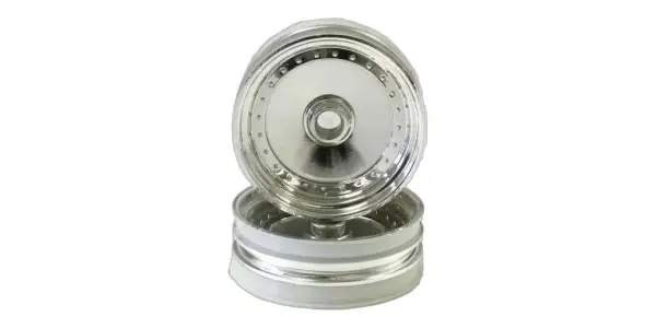 Kyosho Scorpion 2014 Shiny Chromed Front Wheel 2.0 inches (2) — image 1 of 3