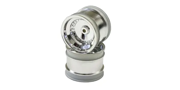 Kyosho Rear Wheel (2) Scorpion 2014 - Shiny Chrome — image 1 of 7