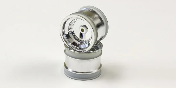 Kyosho Rear Wheel (2) Scorpion 2014 - Shiny Chrome — image 1 of 5