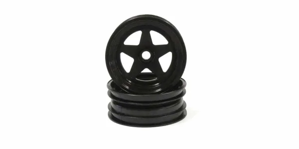 Kyosho Scorpion 2014 Black Front Wheel 2.2 inches (2)
