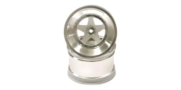 Rear Wheel Kyosho Scorpion 2014 (2) Chrome Satin 2.2 inch — image 1 of 2