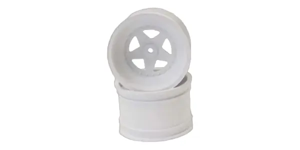 Front Wheel Kyosho Scorpion 2014 (2) White 2.2 inches — image 1 of 2