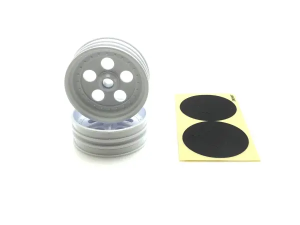 Kyosho Front Wheel (2) Tomahawk - White — image 1 of 2