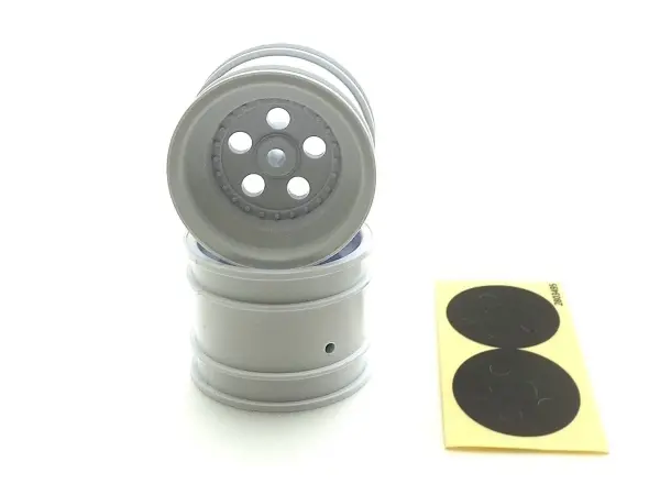 Kyosho Rear Wheel (2) Tomahawk - White — image 1 of 2
