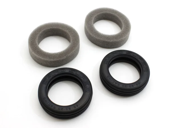 Front Tyres (2) Kyosho Turbo Scorpion - Medium — image 1 of 3