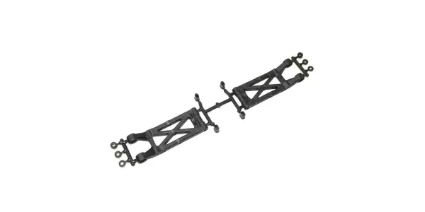 Kyosho RB7.5 / ZX7.5 Carbon Composite Rear Suspension Arm Set — image 2 of 3