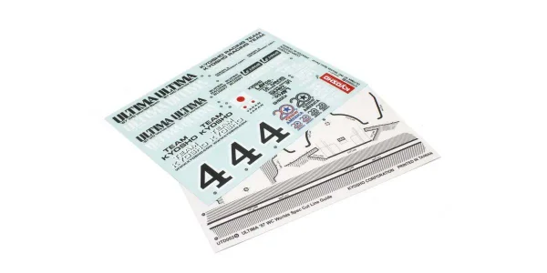 Decal Kyosho Ultima 87 WC — image 1 of 2