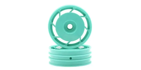Front Wheels Kyosho 1:10 Kyosho Ultima 8D 50mm (2) - Peppermint Green — image 1 of 2