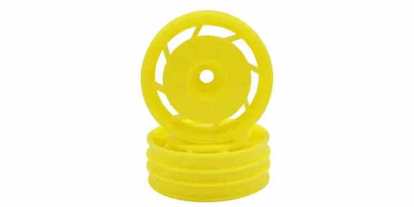 Kyosho 1:10 Ultima Front Wheels 8D 50mm (2) - Yellow
