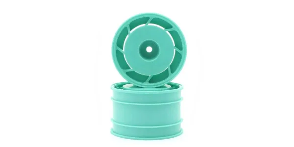 Rear Wheels Kyosho 1:10 Kyosho 8D 50mm (2) - Pepermint Green