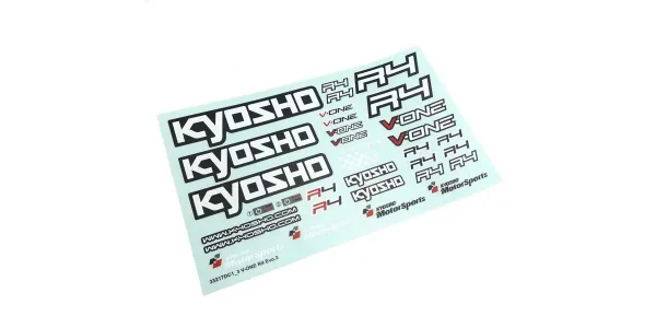 Decal Kyosho V-One R4 Evo3 &mdash; image 2 of 3