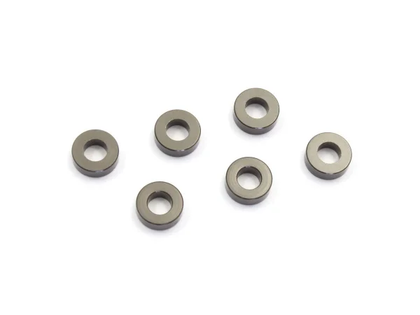 Kyosho 2mm Anodized Washer (6) - Gun Metal — image 1 of 4