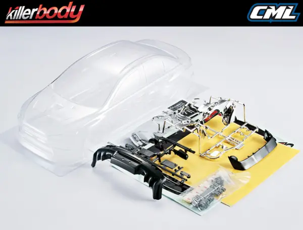 Killer Body Mitsubishi Lancer EVO X Clear Bodyshell - 190mm — image 7 of 9