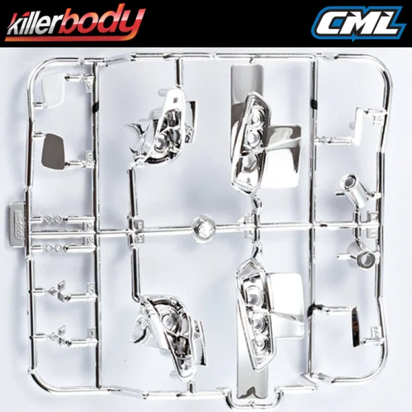Killer Body Electroplated Light Bucket Set Lancer Evo X
