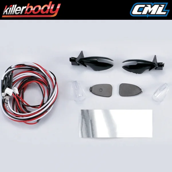 Killer Body Wing Mirror W/LED Unit Set