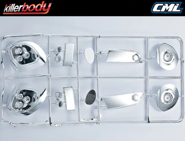 Killer Body Electroplated Light Bucket Set (Alfa Romeo 8C) &mdash; image 4 of 4