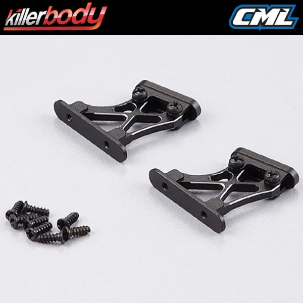 Killer Body Rear Wing Mount 1:10 Low (CNC Aluminium) ** CLEARANCE **