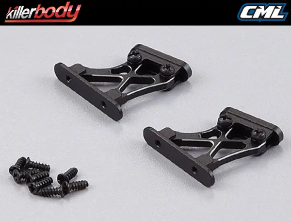Killer Body Rear Wing Mount 1:10 Low (CNC Aluminium) — image 3 of 3