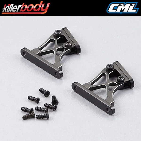 Killer Body Rear Wing Mount - Low 1/7 (CNC Aluminium)