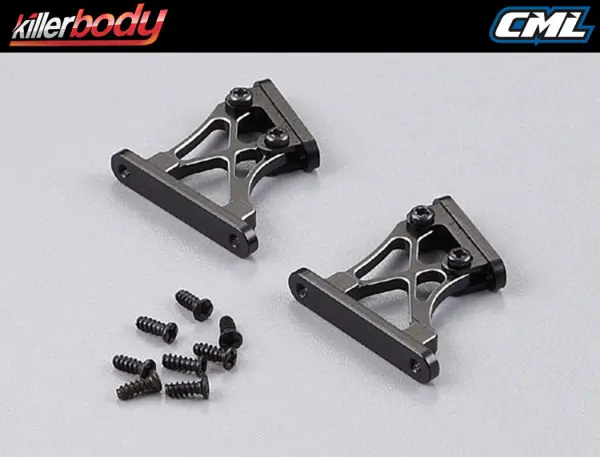 Killer Body Rear Wing Mount - Low 1/7 (CNC Aluminium) — image 4 of 4