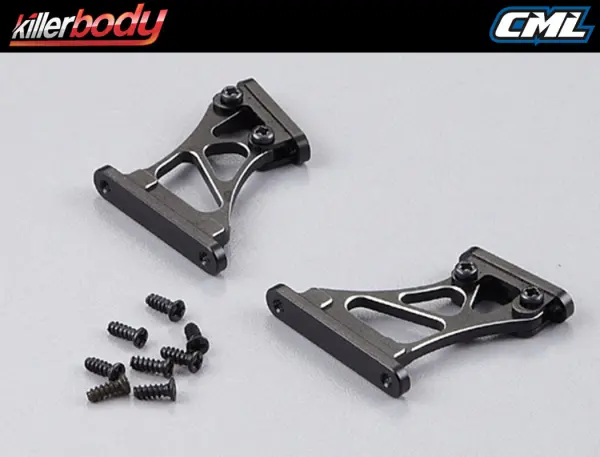 Killer Body Rear Wing Mount - Med 1/7 (CNC Aluminium) — image 4 of 4