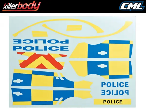 Killer Body Decal Sheet for Police Car — image 4 of 4