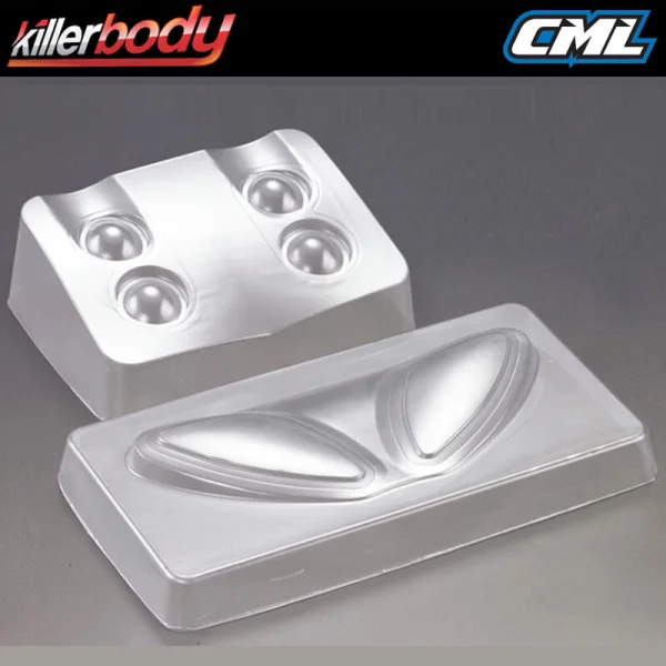 Killer Body Transparent Light Glass 1/7 (Corvette Gt2) — image 3 of 3