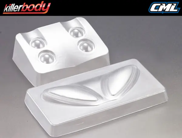 Killer Body Transparent Light Glass 1/7 (Corvette GT2) — image 4 of 4