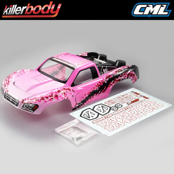 Killer Body SC Truck Finished Body Lady Flower Pattern — image 5 of 5
