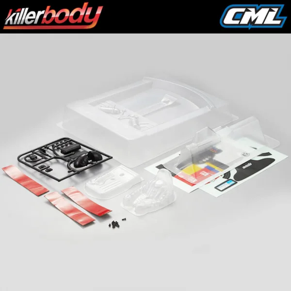 Killer Body Clear Cockpit Set 1:10 Truck