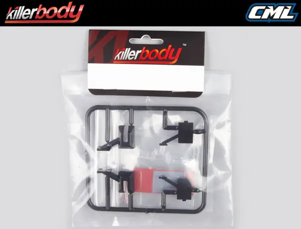 Killer Body Wing Mirror Type E W/LED Unit Set 1:10 Truck &mdash; image 9 of 9