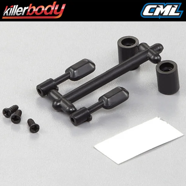 Killer Body Wing Mirror Type G Set 1:10 Truck