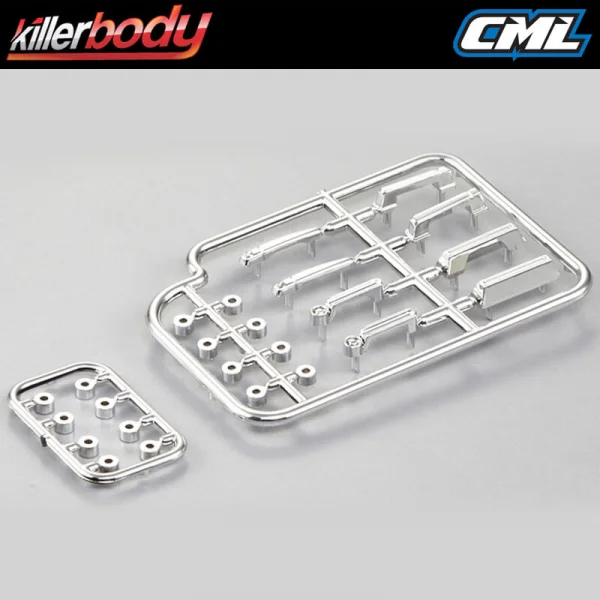Killer Body RC Chrome Scale Door Handles