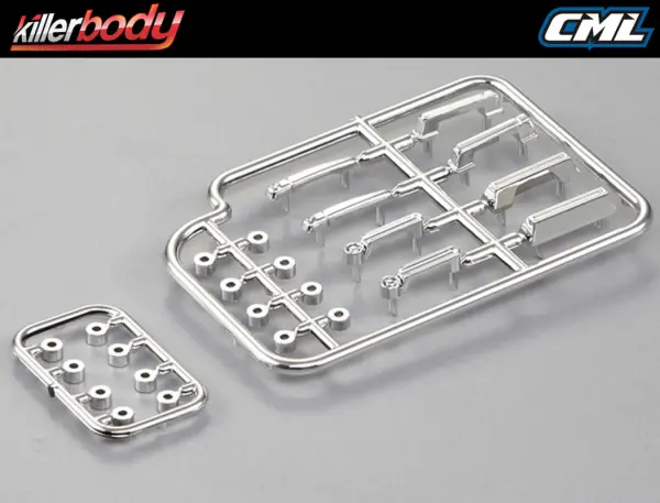 Killer Body RC Chrome Scale Door Handles &mdash; image 7 of 11