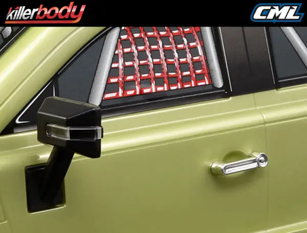 Killer Body Black Plastic Door Handle 1:10 Scale &mdash; image 3 of 12