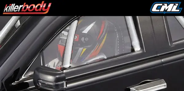 Killer Body Black Plastic Door Handle 1:10 Scale &mdash; image 12 of 12