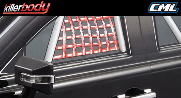 Killer Body Black Plastic Door Handle 1:10 Scale &mdash; image 4 of 12