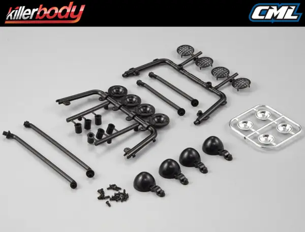 Killer Bodyroll Bar And Light Set Truck Bed 1:10 Truck — image 5 of 6