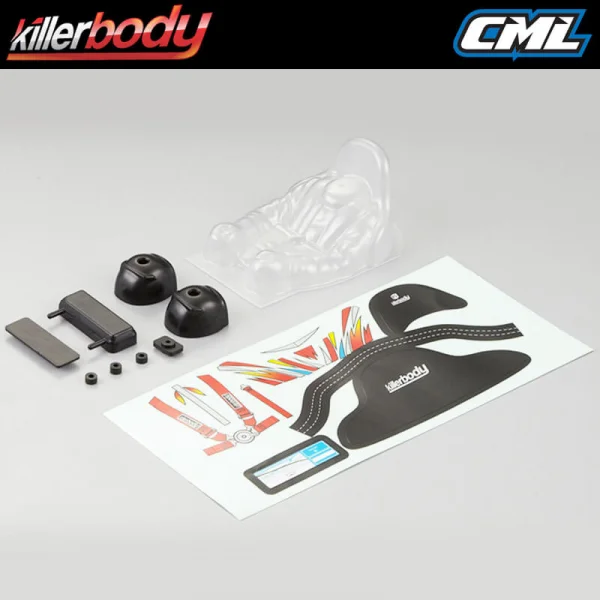 Killer Body Driver Figure W/Helmet + Seat 1:10 Scale