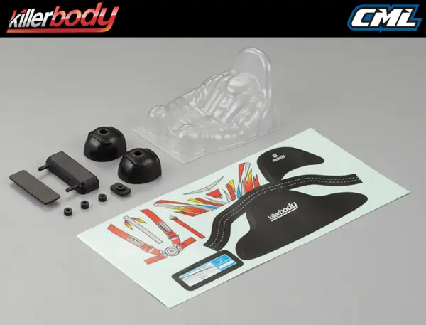 Killer Body Driver Figure W/Helmet + Seat 1:10 Scale — image 4 of 4