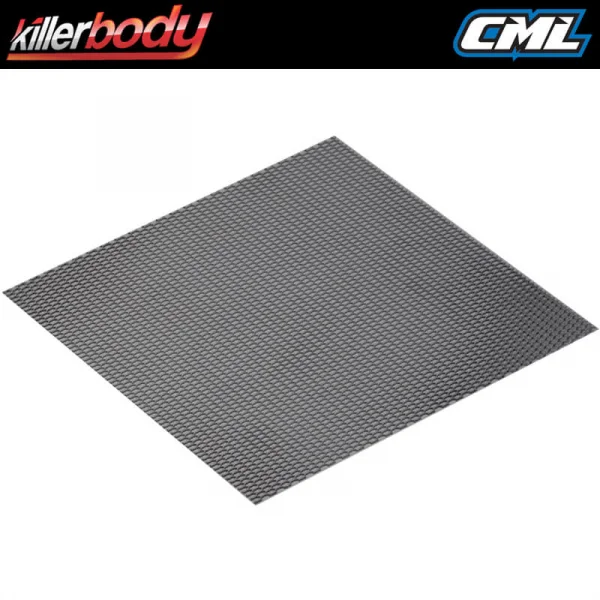 Killer Body Stainless Steel Air Intake Wave Mesh - Black