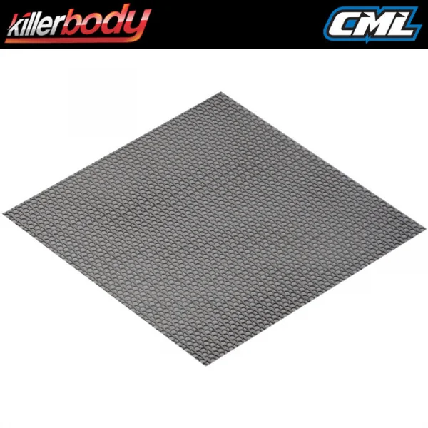 Killer Body Stainless Steel Air Intake Hexagon Mesh - Black