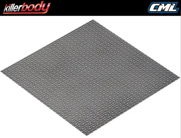 Killer Body Stainless Steel Air Intake Hexagon Mesh - Black — image 4 of 5