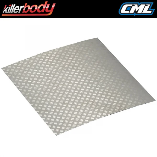 Killer Body Stainless Steel Modified Chequer Plate Silver