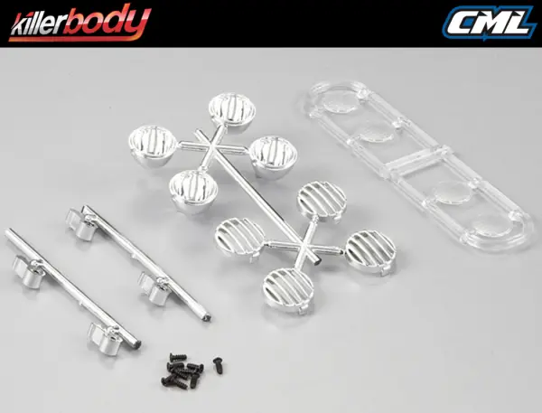 Killer Body Chrome Light Set For Roof Rack Type A — image 5 of 6
