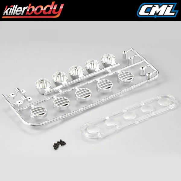 Killer Body Chrome Light Set For Roof Type A