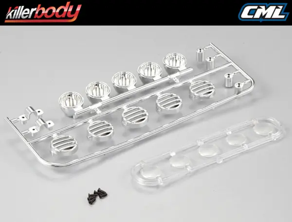 Killer Body Chrome Light Set For Roof Type A — image 5 of 6